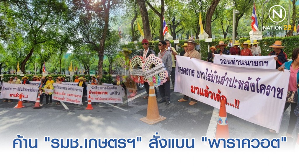 กลุ่มผู้ปลูก "มันสำปะหลัง" ค้าน "รมช.เกษตรฯ" สั่งแบน "พาราควอต"