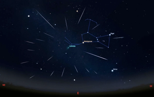 21-22 ตุลาคม ชวนชมฝนดาวตกโอไรโอนิดส์