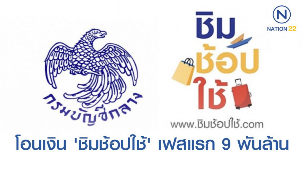"กรมบัญชีกลาง" โอนเงินค่าสินค้าและบริการให้กับร้านค้าที่เข้าร่วมโครงการชิมช้อปใช้ เฟสแรก 9 พันล้าน