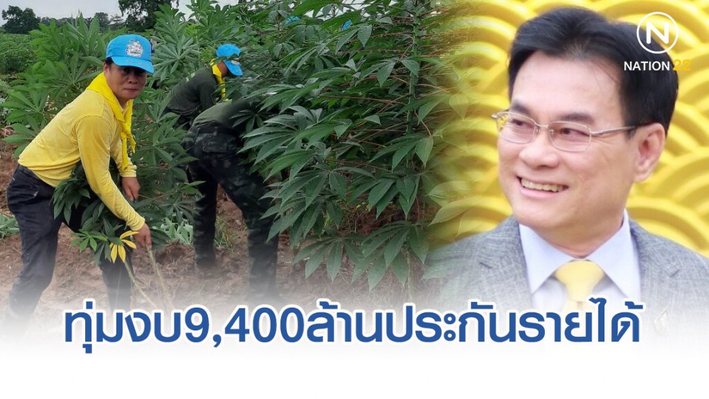 "จุรินทร์" ทุ่มงบ9,400ล้านประกันรายได้มันสำปะหลัง