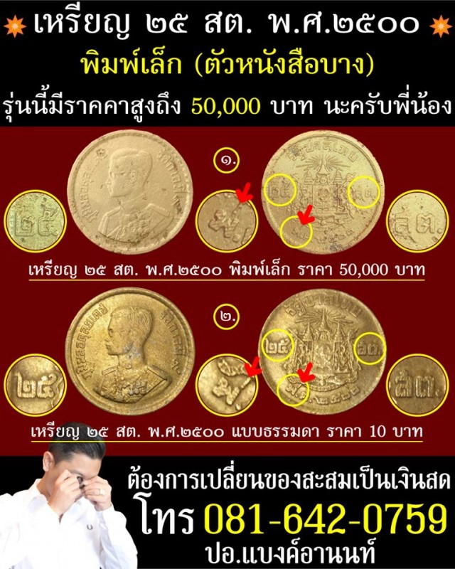 เหรียญสลึง มีค่ามากกว่าที่คุณคิด