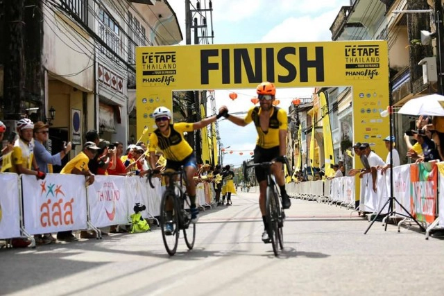 น่องเหล็กฝรั่งเศส- สาวนักปั่นทีมชาติไทยผงาด"เลอแทป ไทยแลนด์ฯ