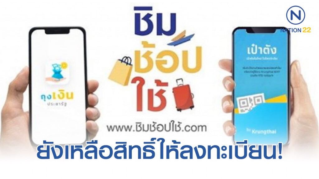 ลงทะเบียนรอบเก็บตก "ชิมช้อปใช้" ยังเหลือสิทธิ์ 87,212 คน ลงทะเบียนรอบเก็บตก "ชิมช้อปใช้" ยังเหลือสิทธิ์ 87,212 คน