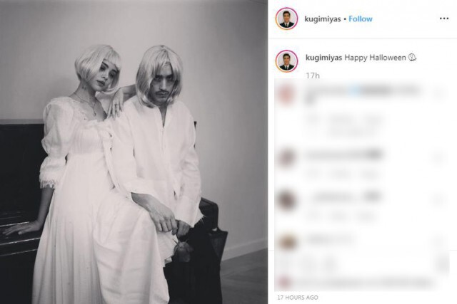เผยภาพวันฮาโลวีน "ญาญ่า-ณเดช"