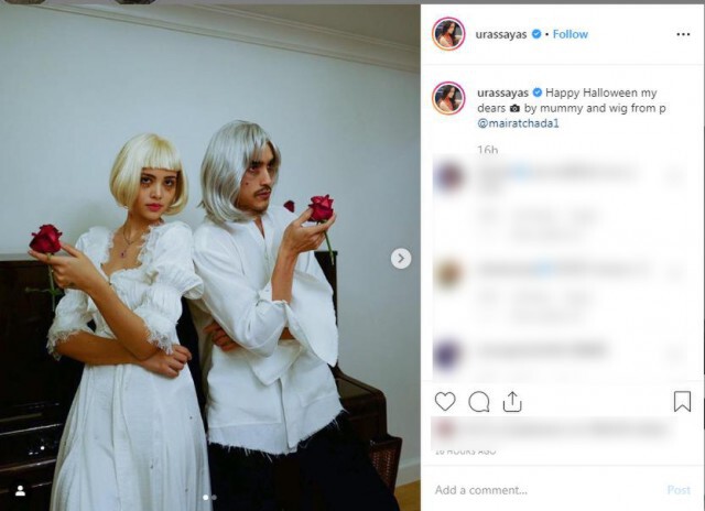 เผยภาพวันฮาโลวีน "ญาญ่า-ณเดช"