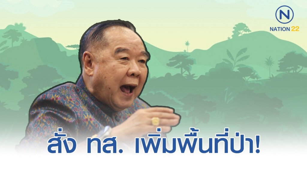 บิ๊กป้อม ห่วงสิ่งแวดล้อม สั่ง ทส. เพิ่มพื้นที่ป่า