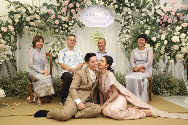 ชื่นมื่น! "เปาวลี" แต่ง "ลูกป๋ากิ๊ก" แบบไทย