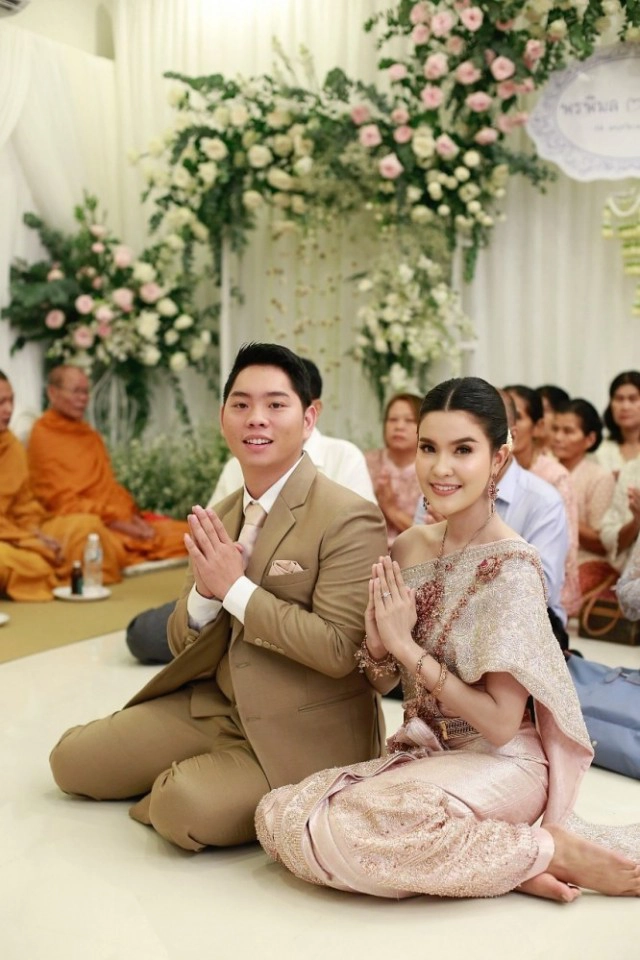 ชื่นมื่น! "เปาวลี" แต่ง "ลูกป๋ากิ๊ก" แบบไทย