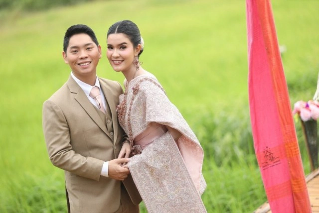 ชื่นมื่น! "เปาวลี" แต่ง "ลูกป๋ากิ๊ก" แบบไทย