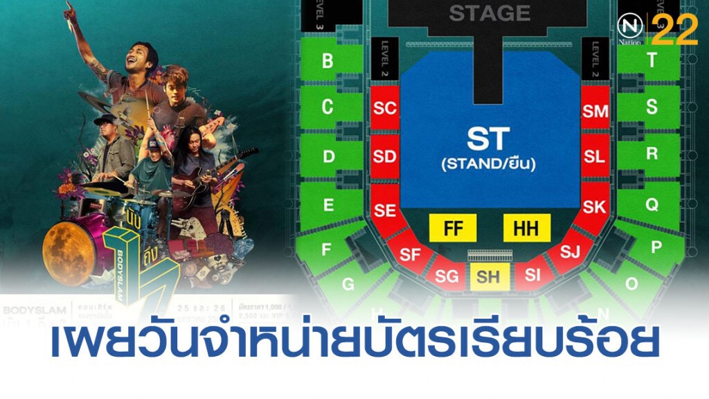 ❝ bodyslam นับ 1 ถึง 7 คอนเสิร์ต❞ เผยวันจำหน่ายบัตรเเล้ว