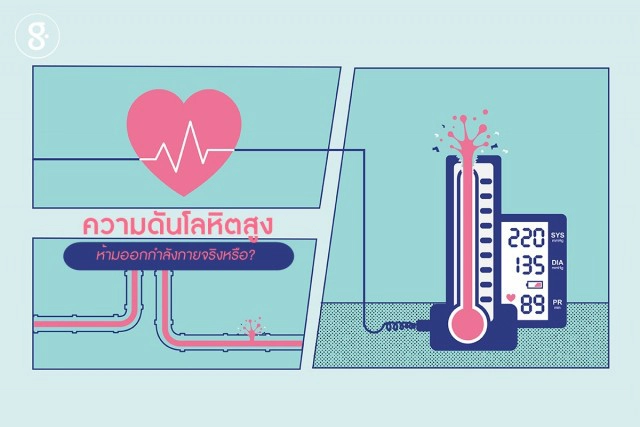 ความดันโลหิตสูง อย่าออกกำลังกายหนัก!