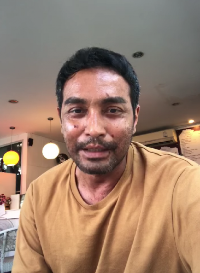 "วินัย ไกรบุตร" ไลฟ์ผ่านเฟซบุ๊กส่วนตัว หลังพบว่าอาการตุ่มน้ำพองกลับมาอีกครั้ง!
