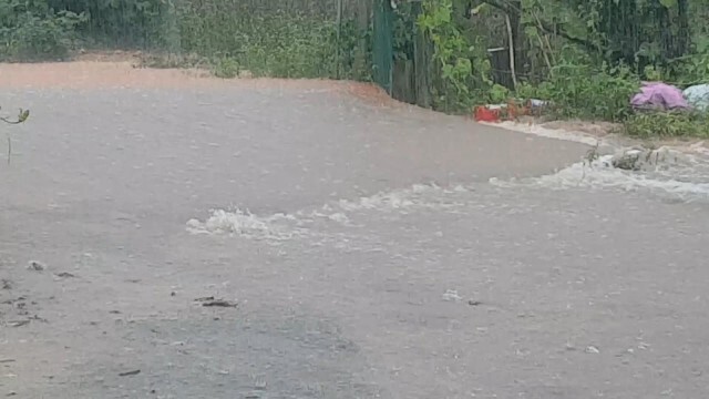 ฝนถล่ม สะเดา น้ำทะลักเข้าบ้าน ท่วมสวนยาง