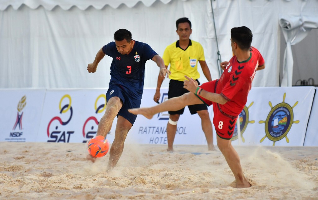 "ไทย"คว้าชัยชนะนัดที่ 2 ฟุตบอลชายหาดชิงแชมป์อาเซียน "ไทย"คว้าชัยชนะนัดที่ 2 ฟุตบอลชายหาดชิงแชมป์อาเซียน