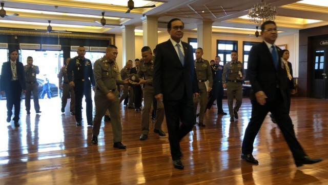 นายกฯ ถึงสตช. นั่งประชุม ก.ตร.