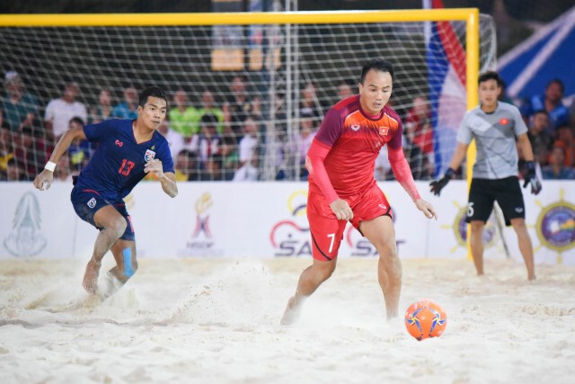 ไทยอัดเวียดนาม 4-2 คว้าแชมป์ฟุตบอลชายหาดอาเซียน