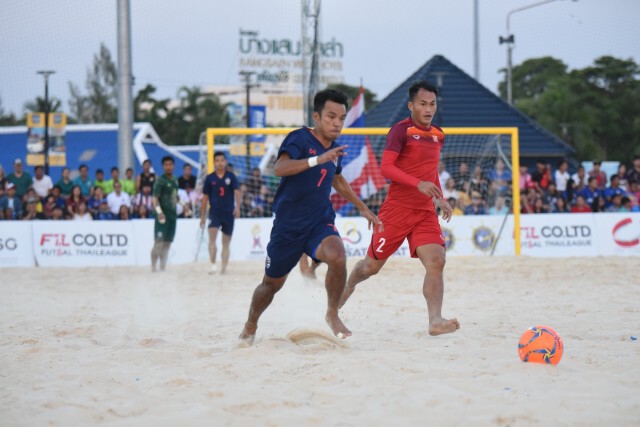 ไทยอัดเวียดนาม 4-2 คว้าแชมป์ฟุตบอลชายหาดอาเซียน