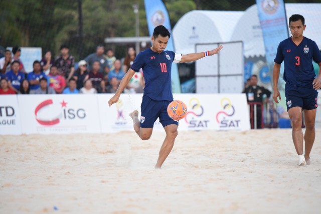 ไทยอัดเวียดนาม 4-2 คว้าแชมป์ฟุตบอลชายหาดอาเซียน