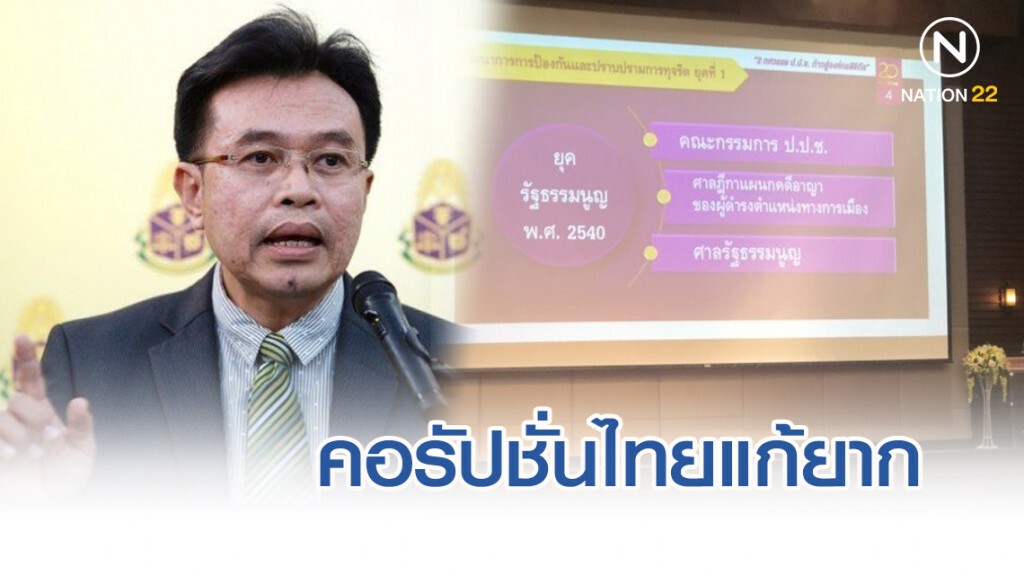 ป.ป.ช.ชี้คอรัปชั่นไทยแก้ยาก เหตุขรก.-นักการเมือง เอื้อประโยชน์พวกพ้อง แทรกแซงคดี