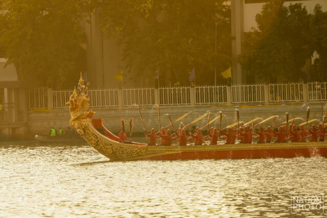 ฝึกซ้อมขบวนเรือพระราชพิธิ ในการเสด็จพระราชดำเนินเลียบพระนคร