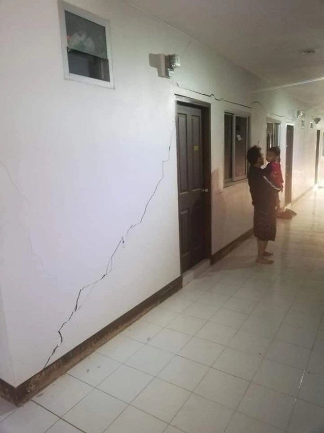 เปิดภาพความเสียหายจากแผ่นดินไหว ที่เมือง-โรงไฟฟ้าหงสา แขวงไซยะบุรี สปป.ลาว