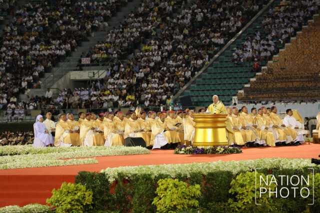 โป๊ปฟรานซิส เสด็จทรงประกอบพิธีมิสซา