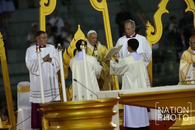 โป๊ปฟรานซิส เสด็จทรงประกอบพิธีมิสซา