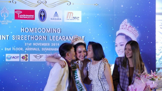 สวยสมมง "บิ้นท์" มิสอินเตอร์ฯ 2019 แฟนคลับแห่ต้อนรับกลับไทย