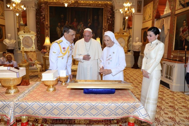 โป๊ปฟรานซิส เข้าเฝ้าฯ พระบาทสมเด็จพระเจ้าอยู่หัว