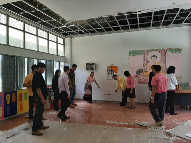 เร่งสำรวจโรงเรียน ตชด.100 ปี ได้รับผลกระทบจากแผ่นดินไหว