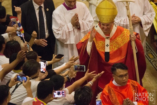 โป๊ปฟรานซิส เสด็จประกอบพิธีมิสซา ที่อาสนวิหารอัสสัมชัญ บางรัก