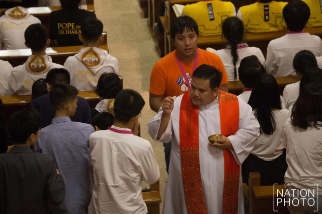 โป๊ปฟรานซิส เสด็จประกอบพิธีมิสซา ที่อาสนวิหารอัสสัมชัญ บางรัก