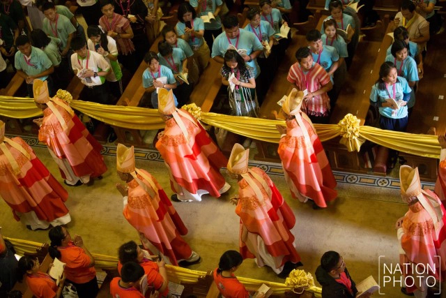 โป๊ปฟรานซิส เสด็จประกอบพิธีมิสซา ที่อาสนวิหารอัสสัมชัญ บางรัก