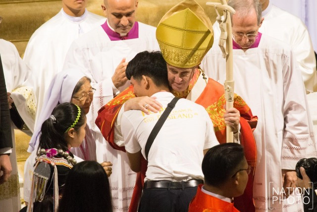 โป๊ปฟรานซิส เสด็จประกอบพิธีมิสซา ที่อาสนวิหารอัสสัมชัญ บางรัก