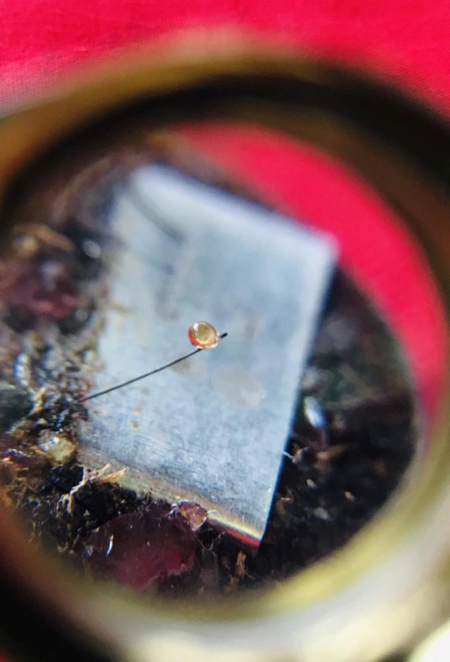 เส้นเกศาแปรเป็นพระธาตุ