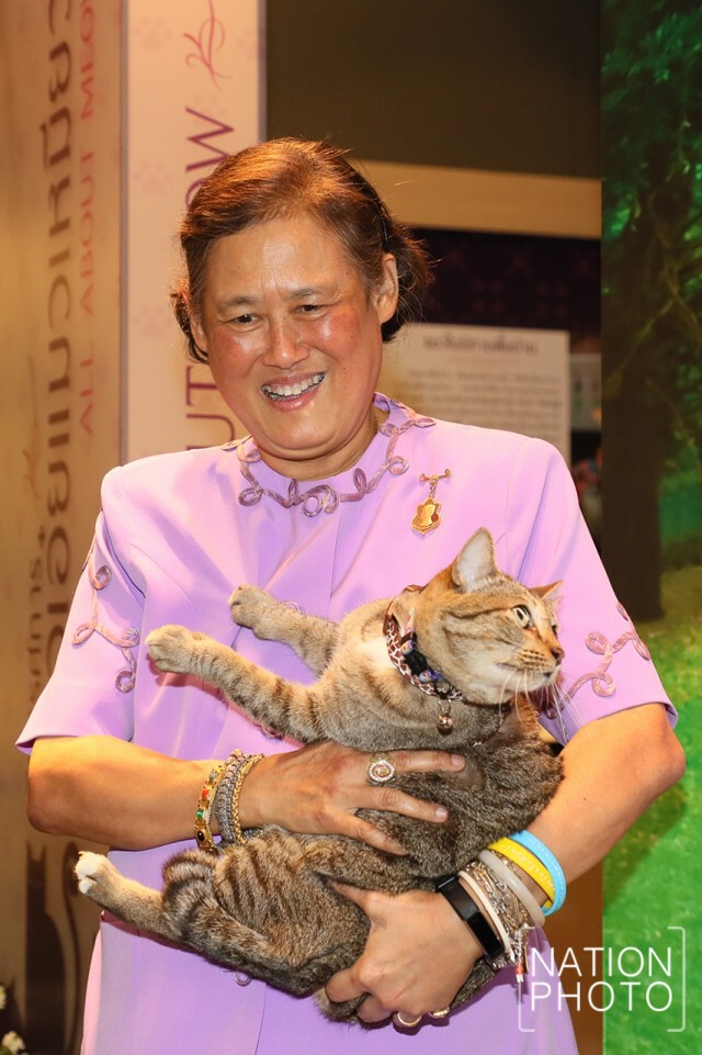 สมเด็จพระกนิษฐาธิราชเจ้าฯ เสด็จพระราชดำเนินไปทรงเปิดนิทรรศการ "แมวเอ๋ย แมวเหมียว"