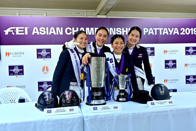 พระองค์หญิงสิริวัณณวรีฯทรงคว้าเหรียญทองศิลปะบังคับม้า