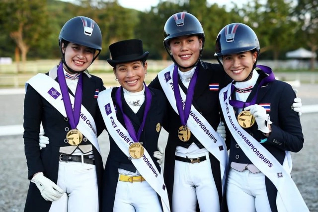 พระองค์หญิงสิริวัณณวรีฯทรงคว้าเหรียญทองศิลปะบังคับม้า