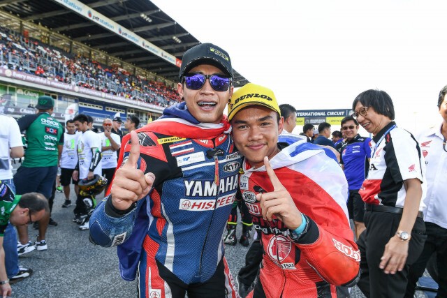 2 นักบิดไทยผงาดโพเดี้ยม "เอเชีย โร้ด "