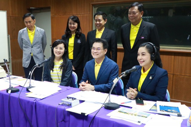จุรินทร์ ตรวจเยี่ยมกรมประชาสัมพันธ์ เตรียมพร้อมถ่ายทอดสดงานพระราชพิธีฯ