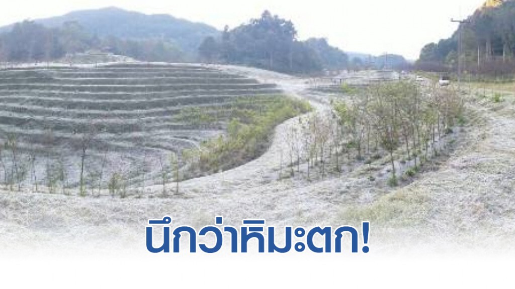 "อ่างขาง" เปิดภาพน้ำค้างแข็งขาวโพลน! "อ่างขาง" เปิดภาพน้ำค้างแข็งขาวโพลน!