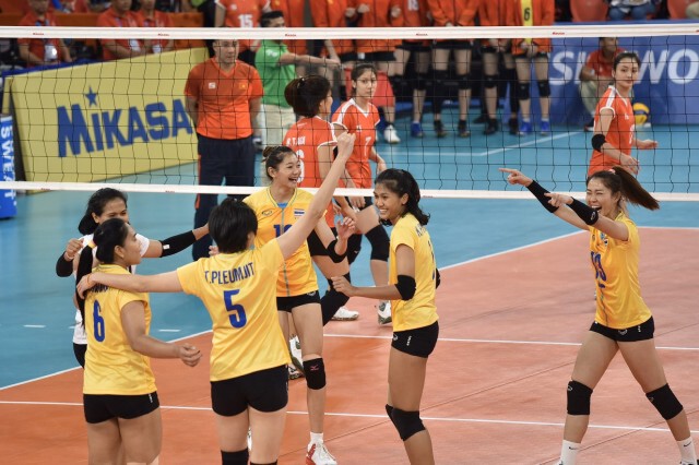 วอลเลย์บอลสาวไทย คว้าเหรียญทองซีเกมส์ สมัย14