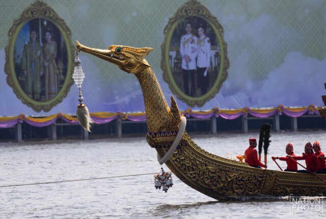 เปิดภาพ การซ้อมขบวนเรือพระราชพิธี ครั้งสุดท้าย