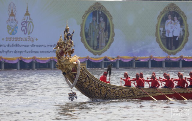 เปิดภาพ การซ้อมขบวนเรือพระราชพิธี ครั้งสุดท้าย