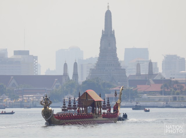 เปิดภาพ การซ้อมขบวนเรือพระราชพิธี ครั้งสุดท้าย