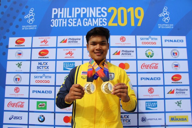 "โกเมธ" โชว์แกร่งกวาด 2 ทอง BMX  ซีเกมส์ 2019