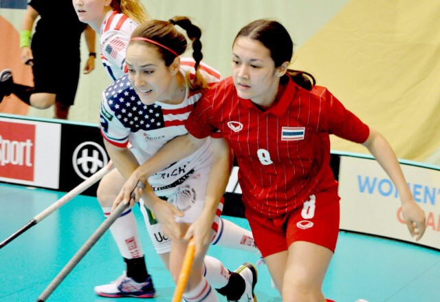 ไทยอัดสหรัฐ 10-5  ชนะเกมแรกฟลอร์บอลหญิงชิงแชมป์โลก