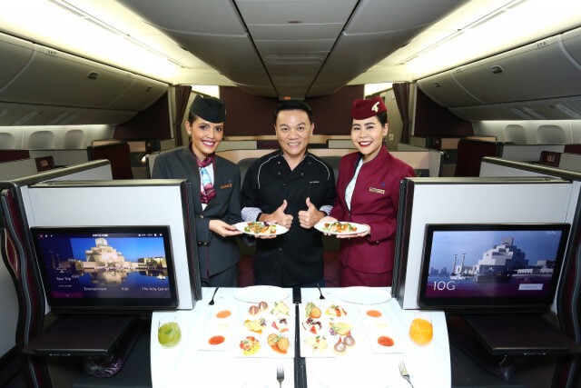 เปิดประสบการณ์  ความอร่อย เหนือน่านฟ้า บนที่นั่งชั้นธุรกิจ ‘QSUITE’