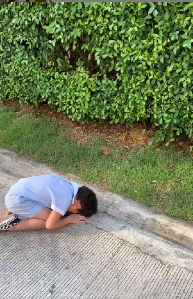 กาย พาลูกขึ้นโรงพัก เหตุทำผิดบ่อยครั้ง