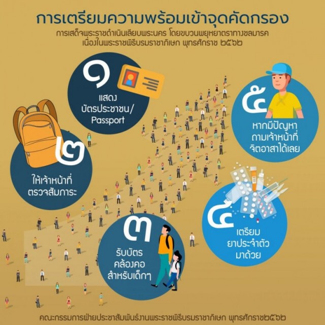 เปิดจุดบริการอาหาร เครื่องดื่ม การแพทย์ รถสุขา ให้ประชาชน